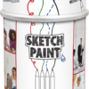 SketchPaint - popisovateľná farba na stenu (whiteboard) 1 l biela lesklá MagPaint www.24k.sk