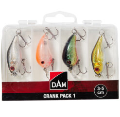 = 4x vobler DAM Crank Pack Inc. Box 3-5 cm DAM www.24k.sk