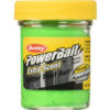 BERKLEY PowerBait Natural Glitter Trout Bait Chartreuse Glitter
