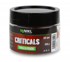 Boilies NIKL Criticals Chilli & Peach priemer 24 mm NIKL www.24k.sk