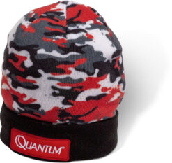 Čiapka QUANTUM Winter Cap Black/ Red Camou QUANTUM www.24k.sk