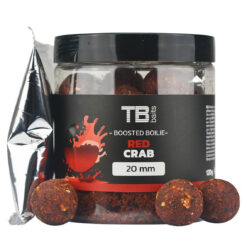 Dipované boilie TB Baits Boosted Red Crab