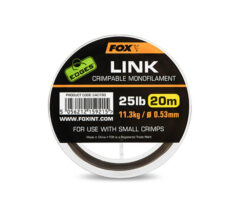 FOX Edges Link Monofilament Trans Khaki priemer 0
