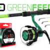 Feedrový set DELPHIN GreenFeed + navijak + vlasec dĺžka 3