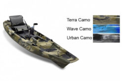 Kajak s pedálmi FEEL FREE Angler 120 Rapid Pedal Drive 375 cm Wave Camo FEEL FREE www.24k.sk