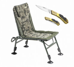 = Kreslo MIVARDI CamoCode Combi + skladací nôž DELPHIN MIVARDI www.24k.sk