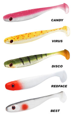 Mix 5 nástrah DELPHIN BOMB! Rippa 10 cm