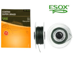 Nadväzcová šnúra ESOX Coated Super Braid Moss Green ESOX www.24k.sk