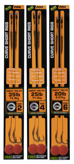 Nadväzec FOX Edges Curve Short Camotex Semi Stiff FOX www.24k.sk