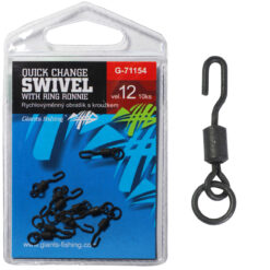 Rýchlovýmenný obratlík GIANTS FISHING Quick Change Swivel s očkom GIANTS FISHING www.24k.sk