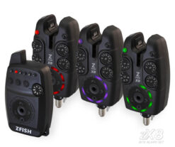 Sada 3 signalizátorov ZFISH Bite Alarm ZX8 s príposluchom ZFISH www.24k.sk