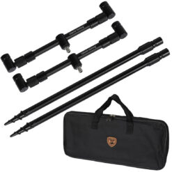 Sada vidličiek a hrázd GIANTS FISHING Gaube Buzzer Bar Set 2 Rods Black GIANTS FISHING www.24k.sk
