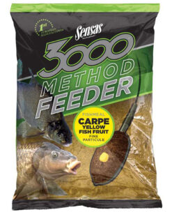 Sensas Kŕmenie 3000 Method Feeder 1kg carpe yellow SENSAS www.24k.sk