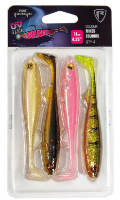 Set nástrah FOX Rage Slick Shad UV Mixed Colour 11cm