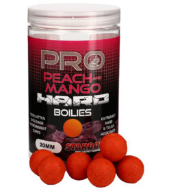 Starbaits Boilies Hard Probiotic 200g 24mm Peach & Mango STARBAITS www.24k.sk