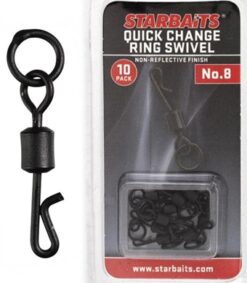 Starbaits Obratlík s krúžkom Quick Change veľ.8 STARBAITS www.24k.sk